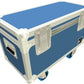 Vinyl LP Trunk - Royal Blue, Label Holder to Lid