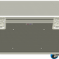 Arena 1200 4ft Road Trunk - Mid Grey, Empty, 2x Locking Castors