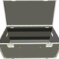 Arena 1200 4ft Road Trunk - Mid Grey, Empty, 2x Locking Castors