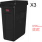 Recycling Station Flight Case (3x 60 Litre Bins)