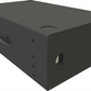3D View of black rack sleeve on a white background