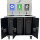 Recycling Station Flight Case (3x 60 Litre Bins)