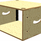 3D View of rack sleeve on white background