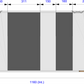 Measurement chart of a rectangular case with dimensions labeled