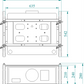 Epson EB-PU2213B In ELPMB84 Flying Frame - ELPMB81 Storage & Acc's