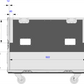 Technical drawing of a rectangular case with dimensions labeled