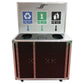 Recycling Station Flight Case (3x 87 Litre Bins)