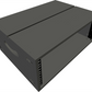 4u, 375mm Body, Hinged Top Panel, Adjustable r/s