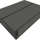 2u, 375mm Body, Hinged Top Panel, Adjustable r/s