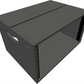 6u, 375mm Body, Hinged Top Panel, Adjustable R/S