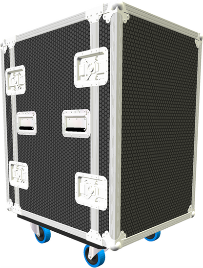 16 Unit Shock Mounted Rack - 550mm Rack Pitch