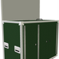 Recycling Station Flight Case (3x 87 Litre Bins)