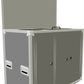Recycling Station Flight Case (3x 87 Litre Bins)