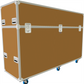 2150mm X 650mm X 1340mm Internal Top Hat Trunk