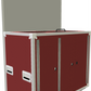 Recycling Station Flight Case (3x 87 Litre Bins)