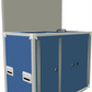 Recycling Station Flight Case (3x 87 Litre Bins)