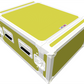 6 Unit Rack, 550mm Body - 511mm Rack Pitch