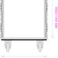 10 Unit Rack, 550mm Body - 511mm Rack Pitch
