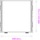 11 Unit Rack, 550mm Body - 511mm Rack Pitch