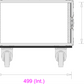 6 Unit Rack, 550mm Body - 511mm Rack Pitch