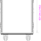 14 Unit Rack, 550mm Body - 511mm Rack Pitch