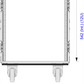 12 Unit Rack - 650mm Rack Pitch