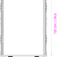 16 Unit Rack, 550mm Body - 511mm Rack Pitch