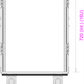16 Unit Rack, 550mm Body - 511mm Rack Pitch