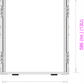 13 Unit Rack, 550mm Body - 511mm Rack Pitch