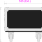 6 Unit Rack, 550mm Body - 511mm Rack Pitch