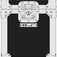 Lang TH-SHORTY 150 Hanging Bracket Single Transit Case