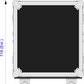 12 Unit Rack - 650mm Rack Pitch