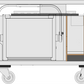 Chauvet onAir Panel 1 IP 02 Way, Barn Door Space, Acc's Compartment