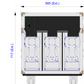GLP Impression X5 IP Bar 03 Way With Cable Cavity (Clamps Attached)