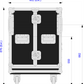 Theatrixx Technologies xVision Totem 2.5mm 02 Way Transit Trunk (Castors Removed From Totem)