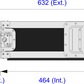 3 Unit Rack - 425mm Rack Pitch.