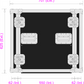 13 Unit Rack, 550mm Body - 511mm Rack Pitch