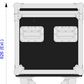 Nexo PS8 - 02 Way With Rear Cable Cavity