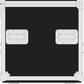 GLP Impression X5 4 Way, Omega Fixture With Clamps Attached