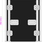 19 Unit Rack, 550mm Body - 511mm Rack Pitch