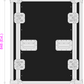 18 Unit Rack, 550mm Body - 511mm Rack Pitch