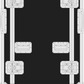 20 Unit Foam Shock Mount Rack - 565mm Rack Pitch
