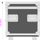 48hr Despatch Eurotrucker Road Trunk - Hexaboard, Black Hardware, Stacking