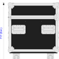 GLP Impression X5 IP Bar 03 Way With Cable Cavity (Clamps Attached)