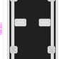 24 Unit Rack, 550mm Body - 511mm Rack Pitch