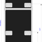 2150mm X 650mm X 1340mm Internal Top Hat Trunk
