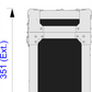 Lang TH-SHORTY 150 Hanging Bracket Single Transit Case