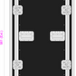 21 Unit Rack, 550mm Body - 511mm Rack Pitch