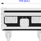 Prolights SmartBat Uplighter 06 Way, Remotes, WiFi Box, Charger, Cables