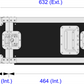 5 Unit Rack - 425mm Rack Depth